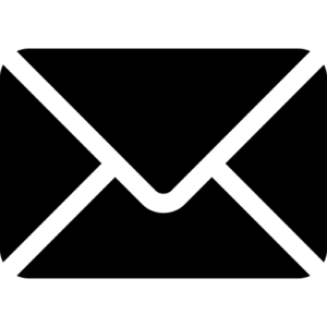 icono email en color negro